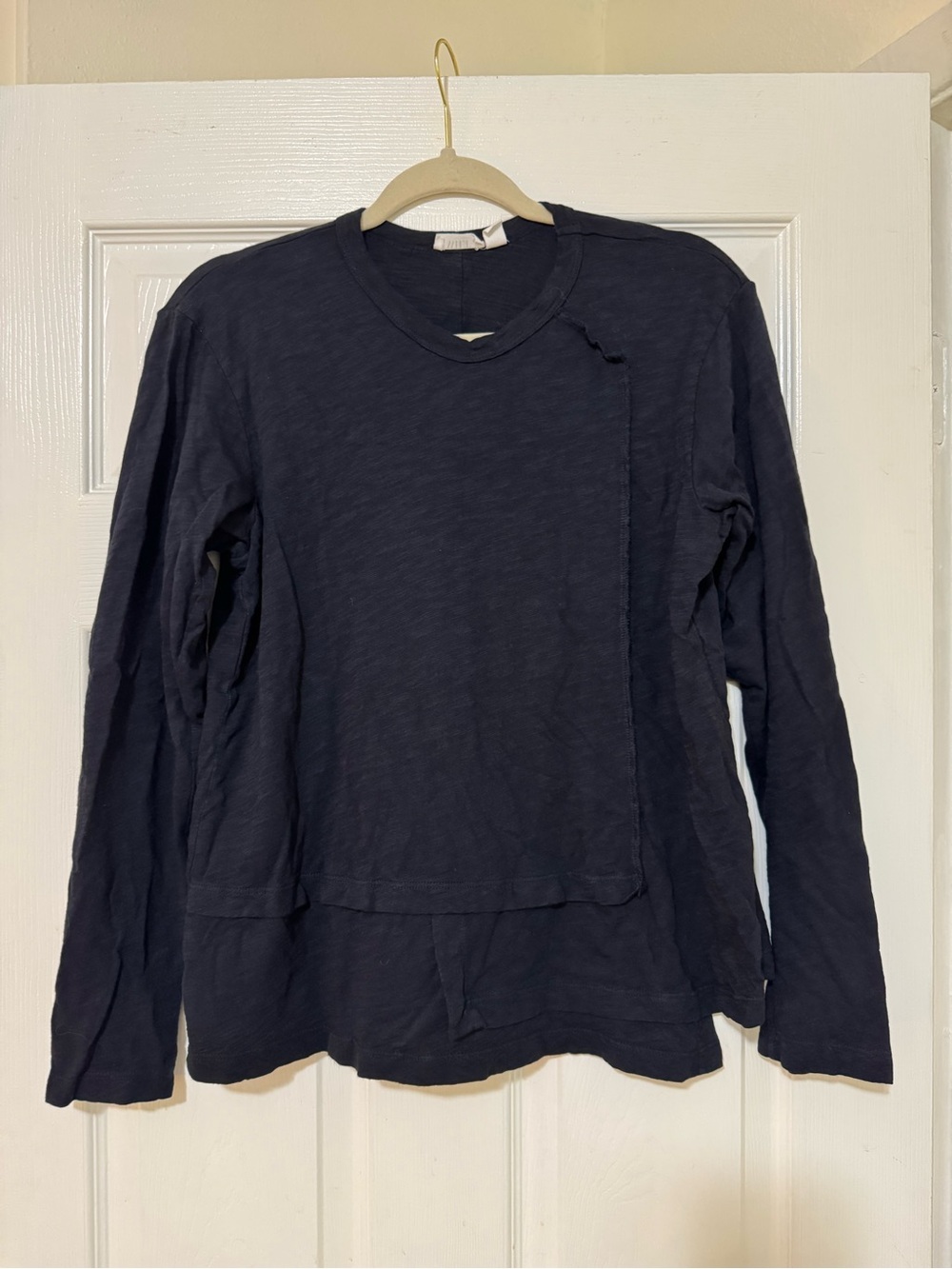 Wilt Layered Long Sleeve Black Top